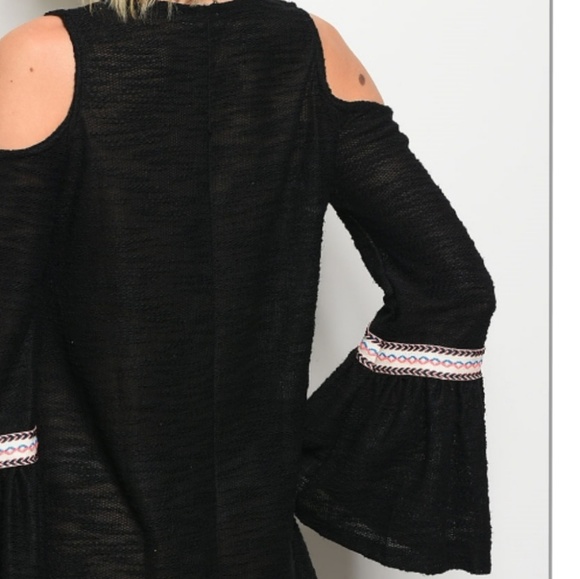 ❣!! BOHO BLACK DRESS 💋💋 - Picture 4 of 5